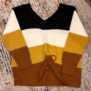 Knit pullover sweater